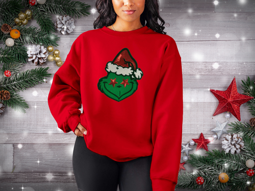 Grinchstar Chenille Sweatshirt