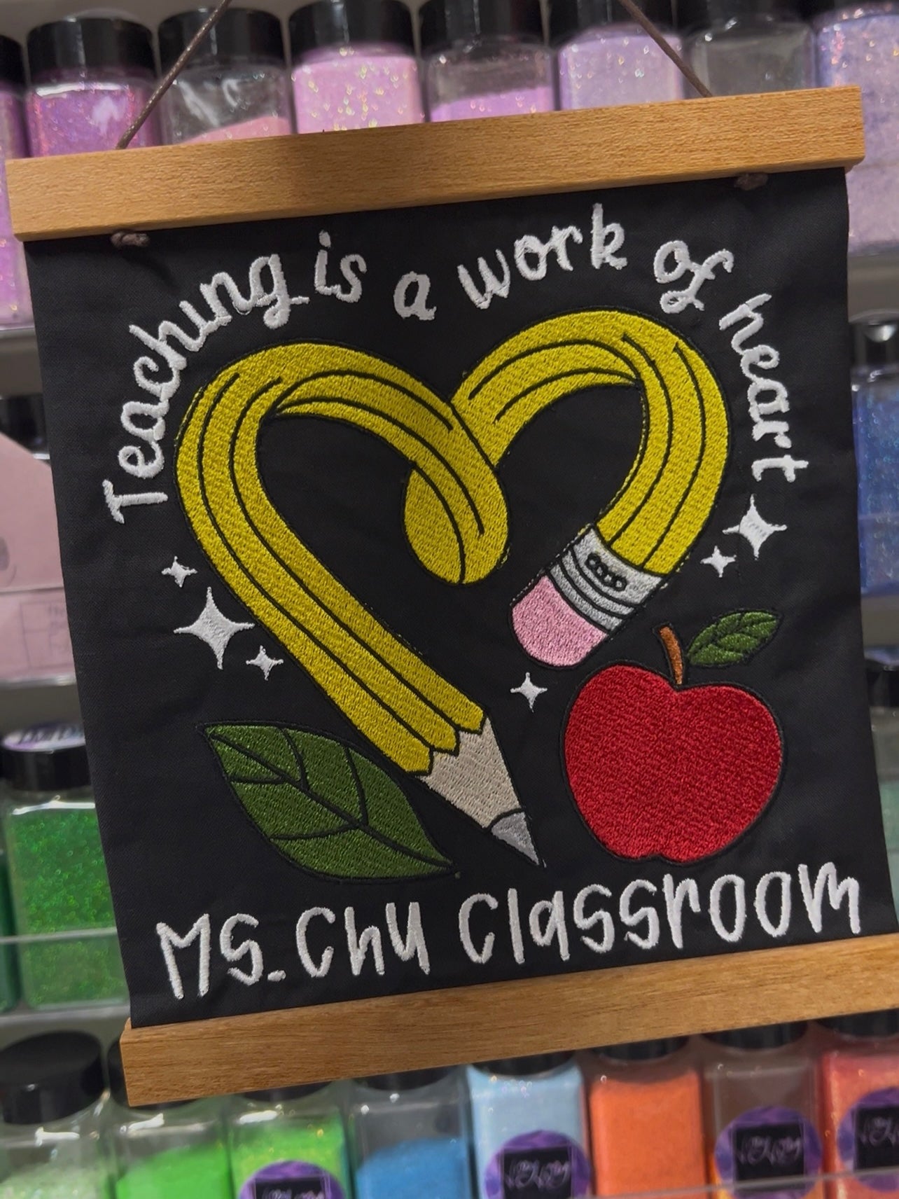 Heart Pencil Classroom Sign